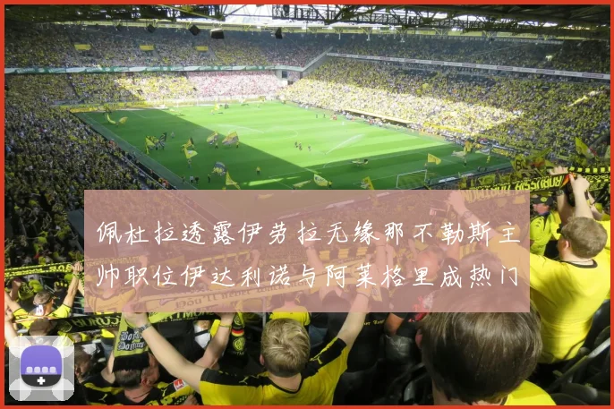 佩杜拉透露伊劳拉无缘那不勒斯主帅职位伊达利诺与阿莱格里成热门候选人